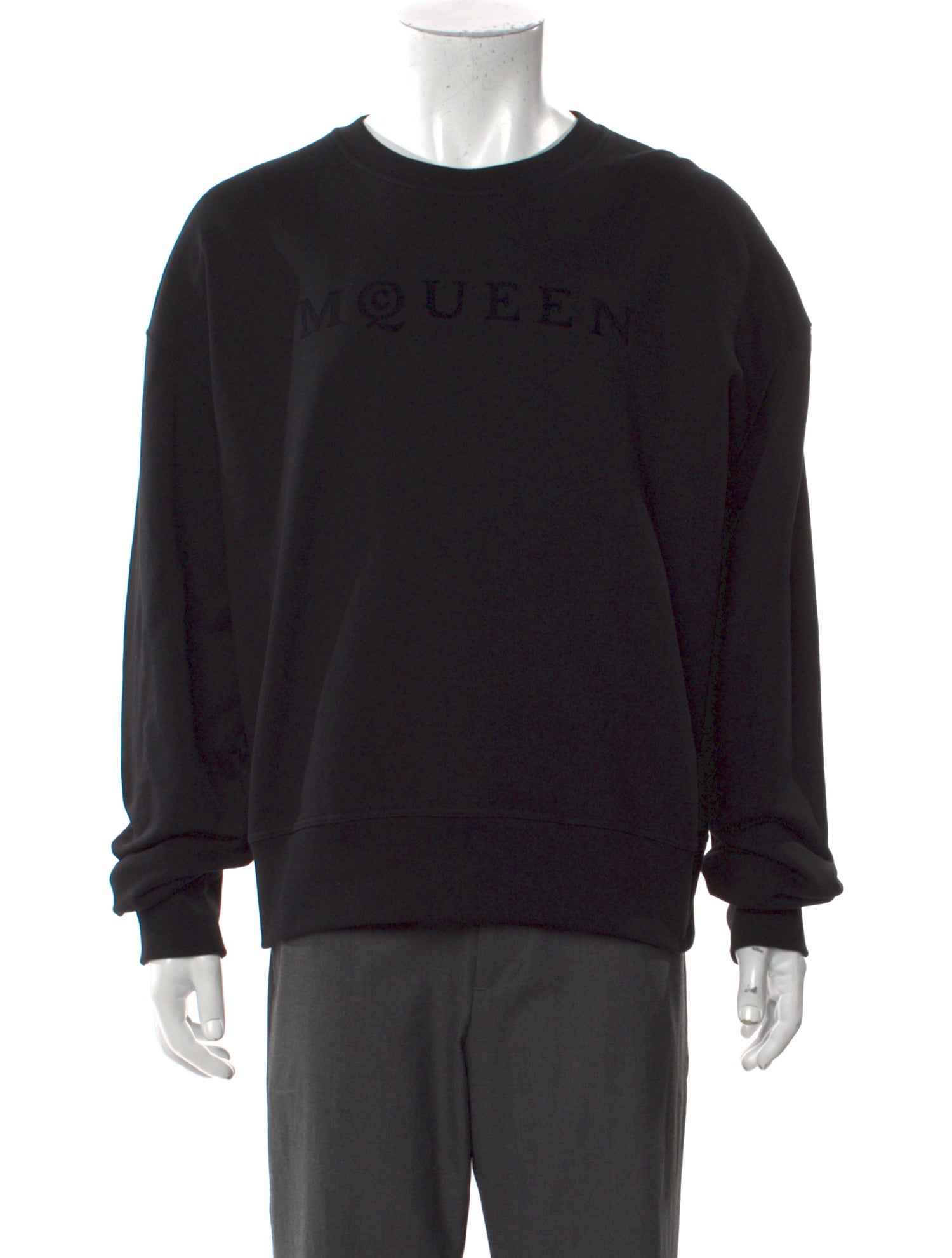 Alexander McQueen Graphic Print Crew Neck Sweatshirt