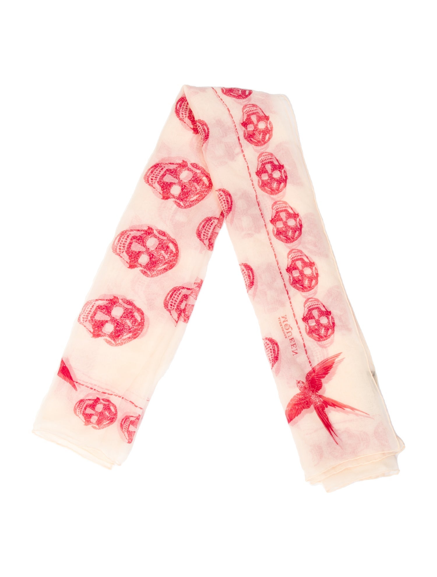 Alexander McQueen Silk Printed Scarf