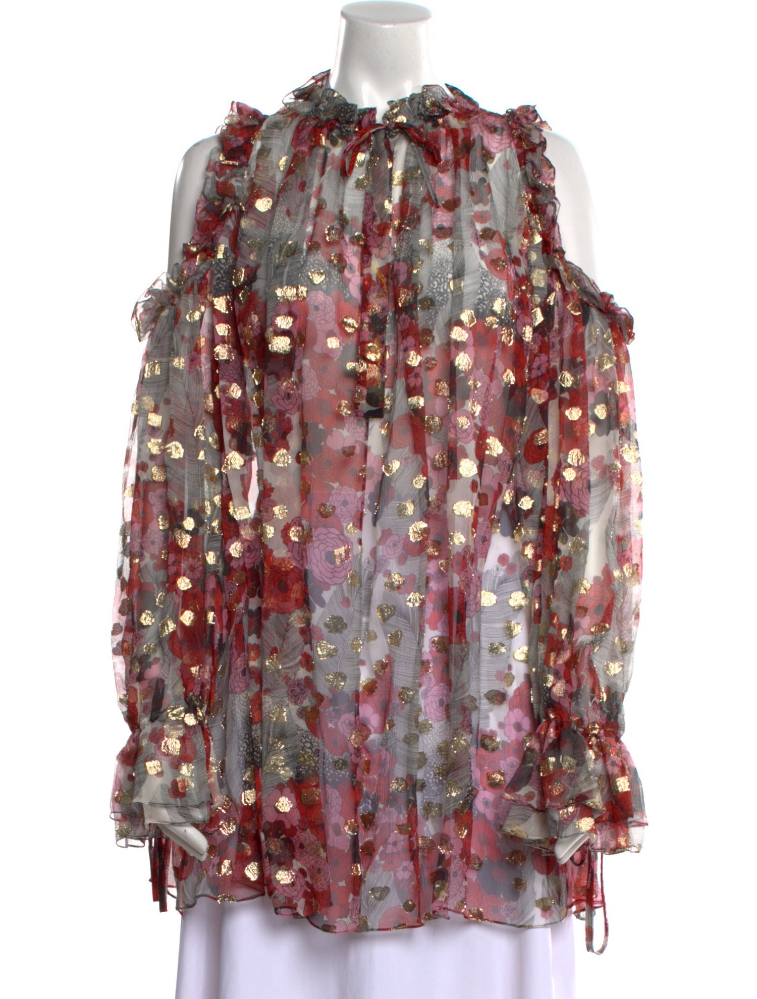 Alexander McQueen 2018 Silk Blouse