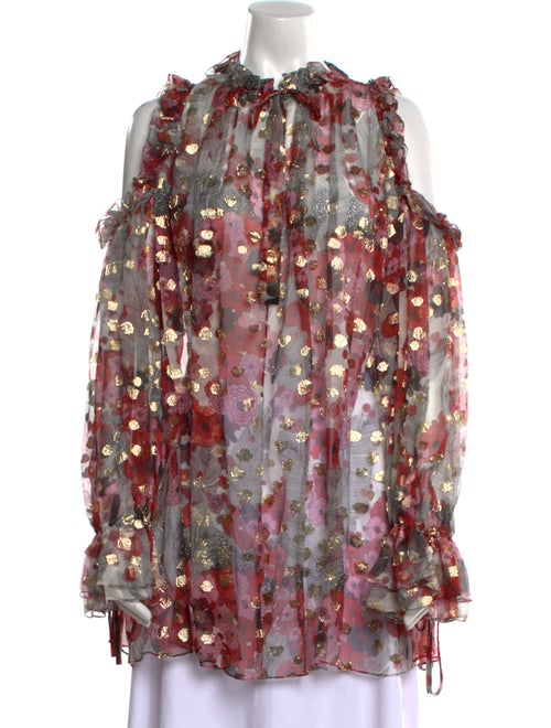 Alexander McQueen 2018 Silk Blouse