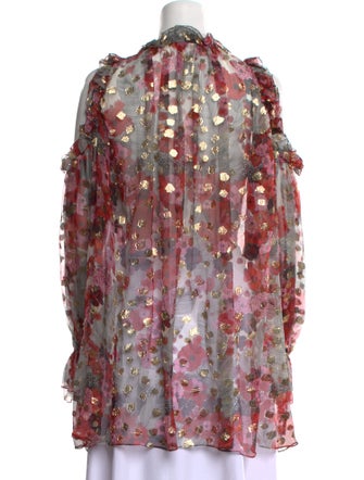 Alexander McQueen 2018 Silk Blouse