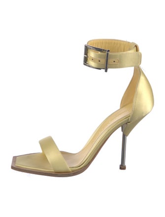 Alexander McQueen Satin Sandals