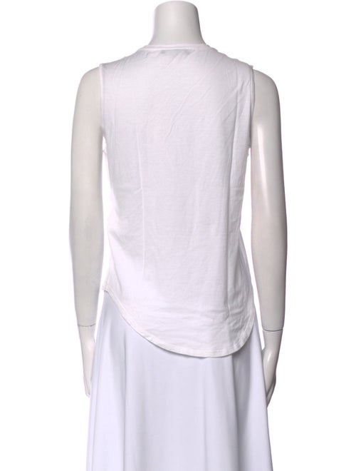 Alexander McQueen Graphic Print Crew Neck Crop Top