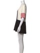 Alexander McQueen Colorblock Pattern Mini Dress