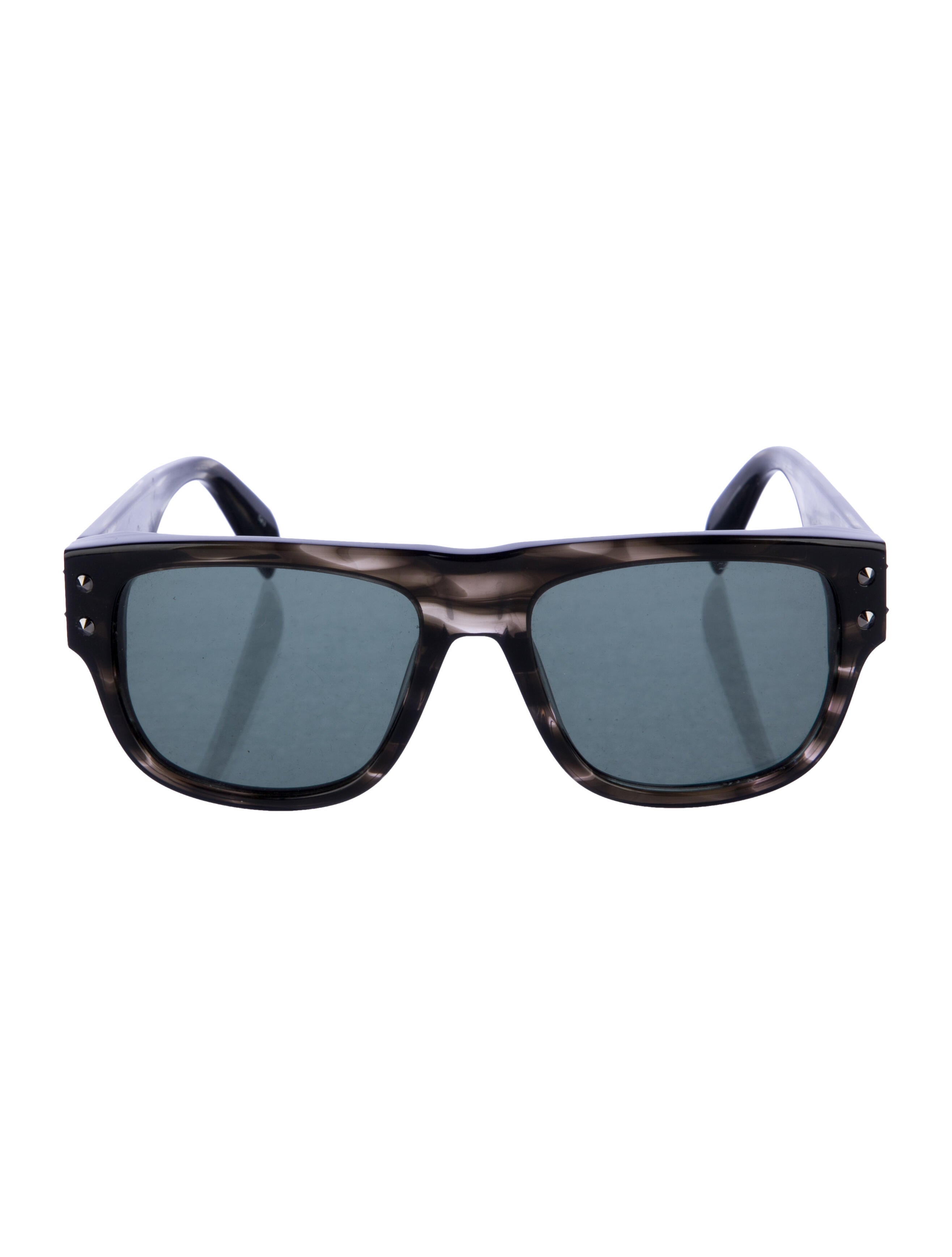 Alexander McQueen Wayfarer Tinted Sunglasses