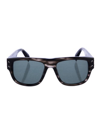 Alexander McQueen Wayfarer Tinted Sunglasses
