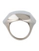 Alexander McQueen Elongated Faceted Cocktail Ring