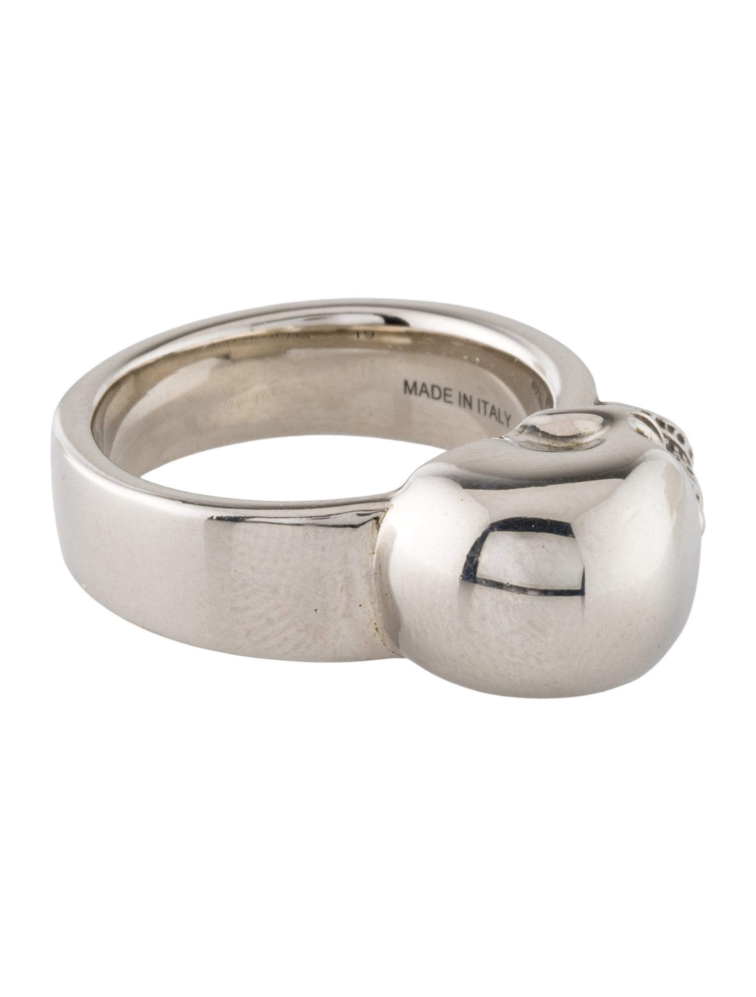 Alexander McQueen The Side Skull Cocktail Ring