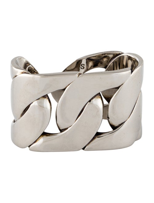 Alexander McQueen 2 Finger Chain Band Ring