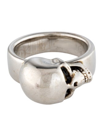 Alexander McQueen The Side Skull Cocktail Ring