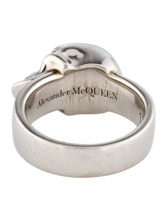 Alexander McQueen The Side Skull Cocktail Ring
