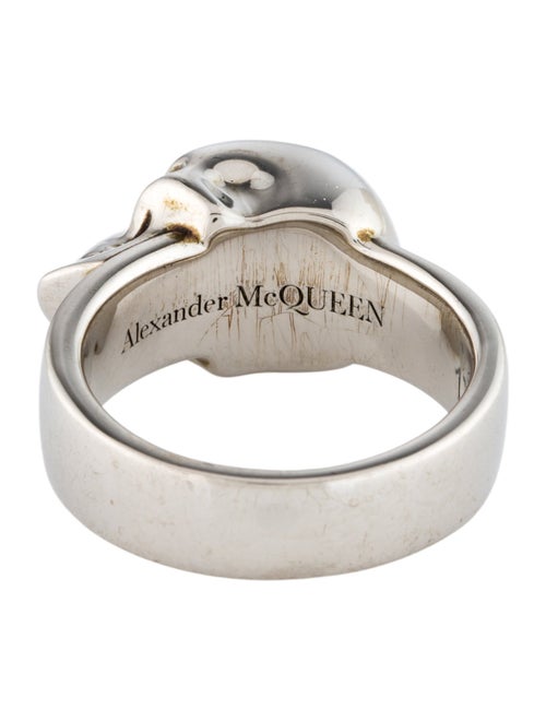 Alexander McQueen The Side Skull Cocktail Ring