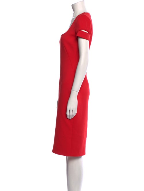 Alexander McQueen Square Neckline Knee-Length Dress