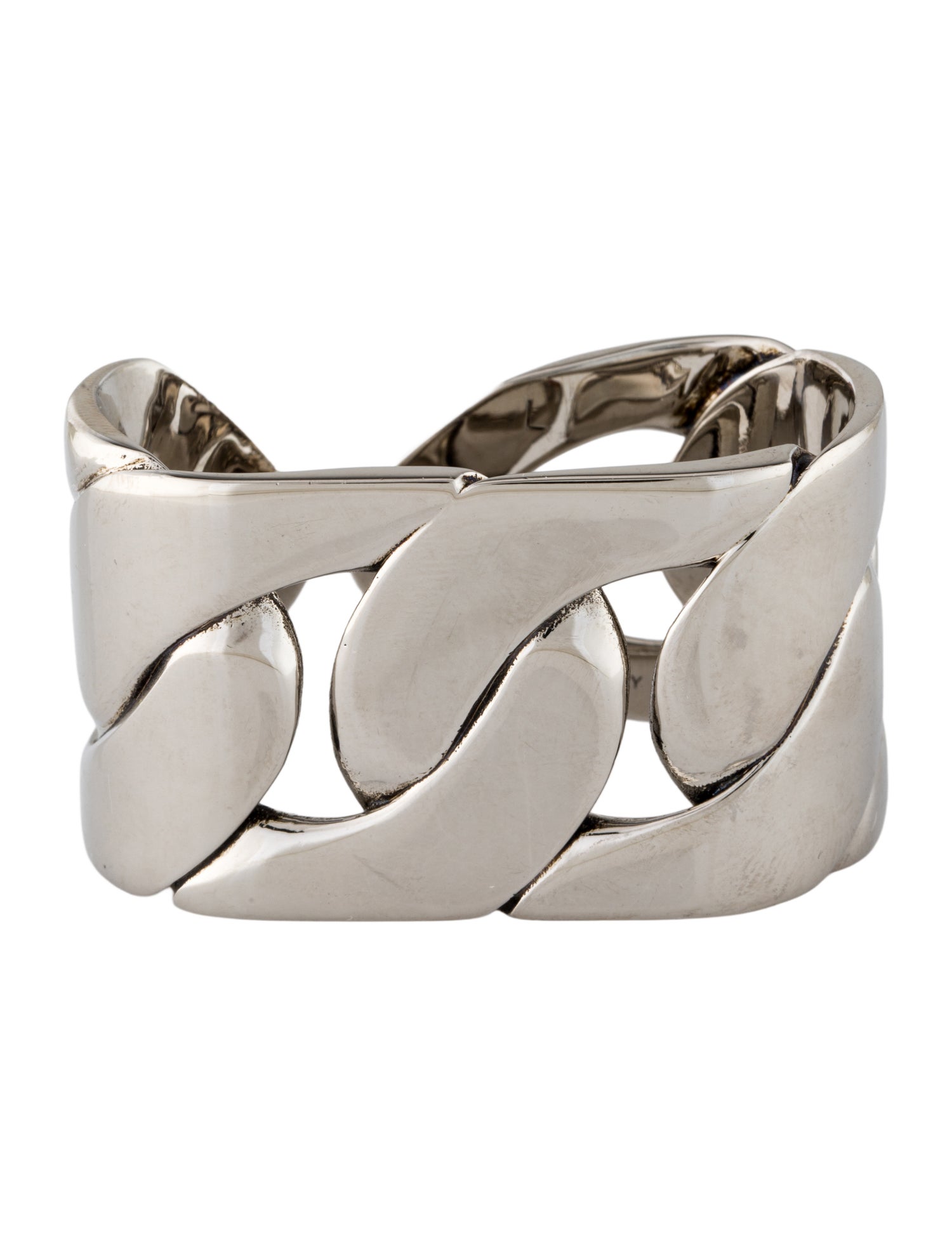 Alexander McQueen 2 Finger Chain Band Ring