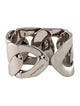 Alexander McQueen 2 Finger Chain Band Ring
