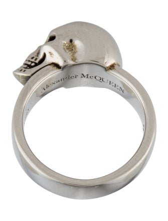 Alexander McQueen The Side Skull Cocktail Ring