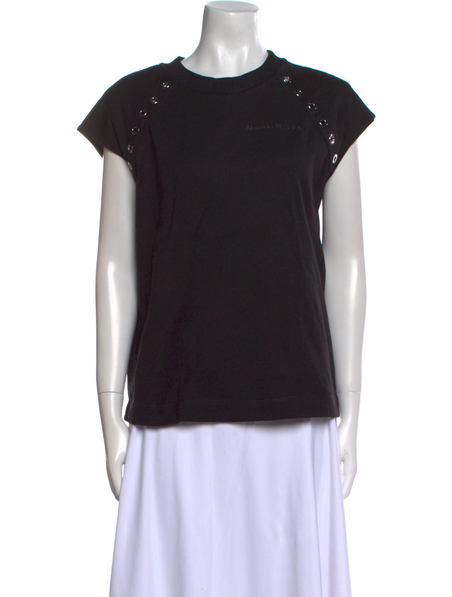 Alexander McQueen Crew Neck Short Sleeve T-Shirt