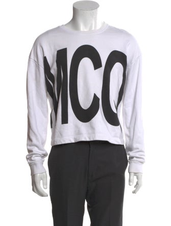 McQ Alexander McQueen Graphic Print Crew Neck Sweatshirt