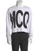 McQ Alexander McQueen Graphic Print Crew Neck Sweatshirt