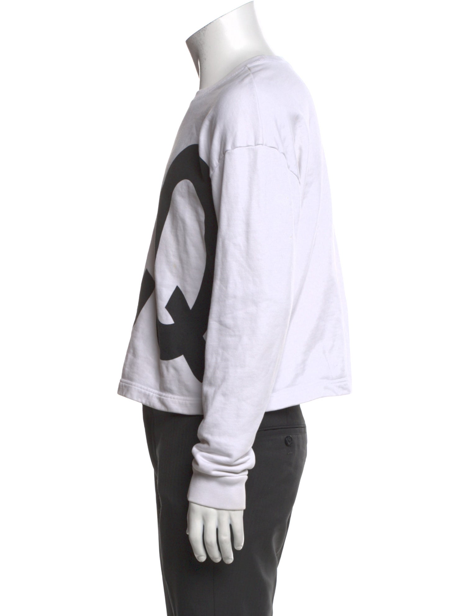McQ Alexander McQueen Graphic Print Crew Neck Sweatshirt