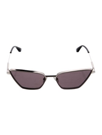 Alexander McQueen Cat-Eye Mirrored Sunglasses
