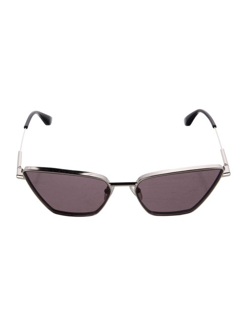 Alexander McQueen Cat-Eye Mirrored Sunglasses