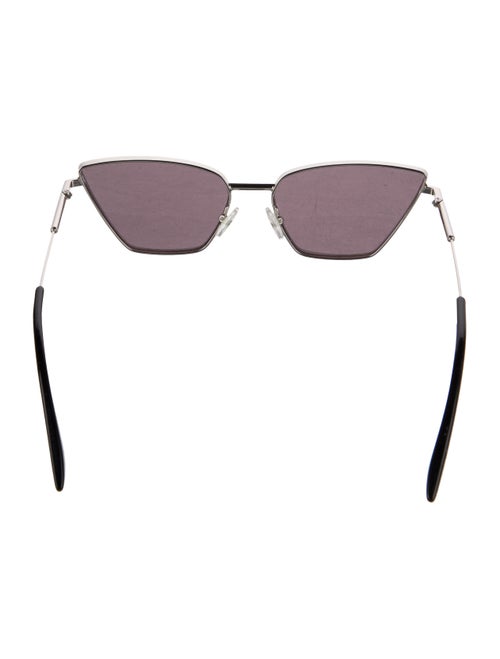 Alexander McQueen Cat-Eye Mirrored Sunglasses