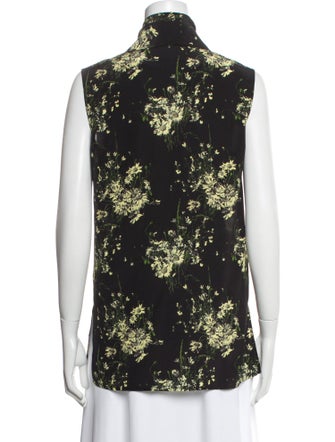 Alexander McQueen 2015 Silk Button-Up Top