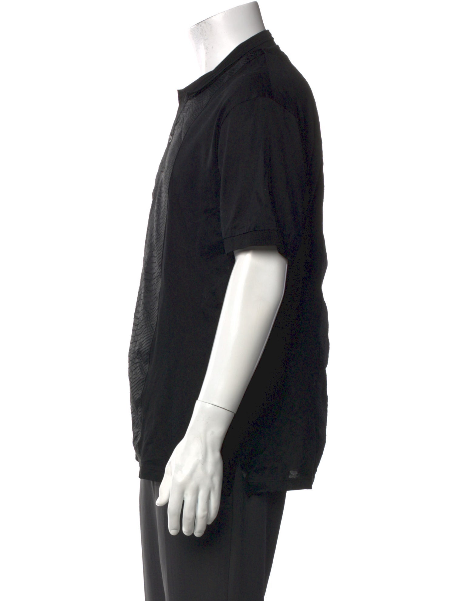 Alexander McQueen Crew Neck Short Sleeve Polo Shirt