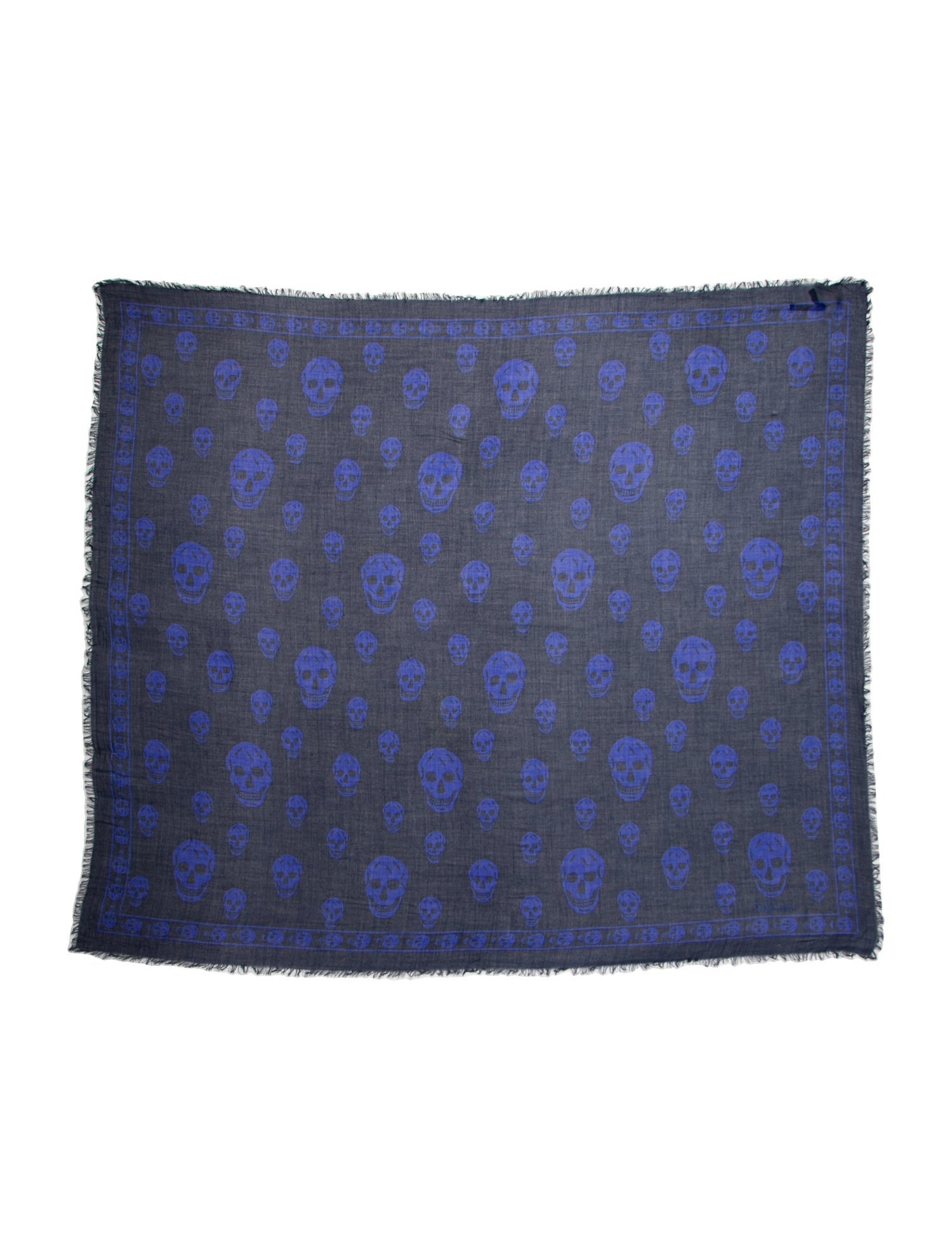 Alexander McQueen Silk Skull Scarf