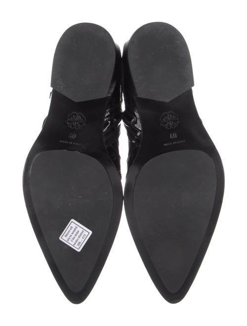 Alexander McQueen Patent Leather Boots