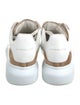 Alexander McQueen Leather Glitter Accents Sneakers