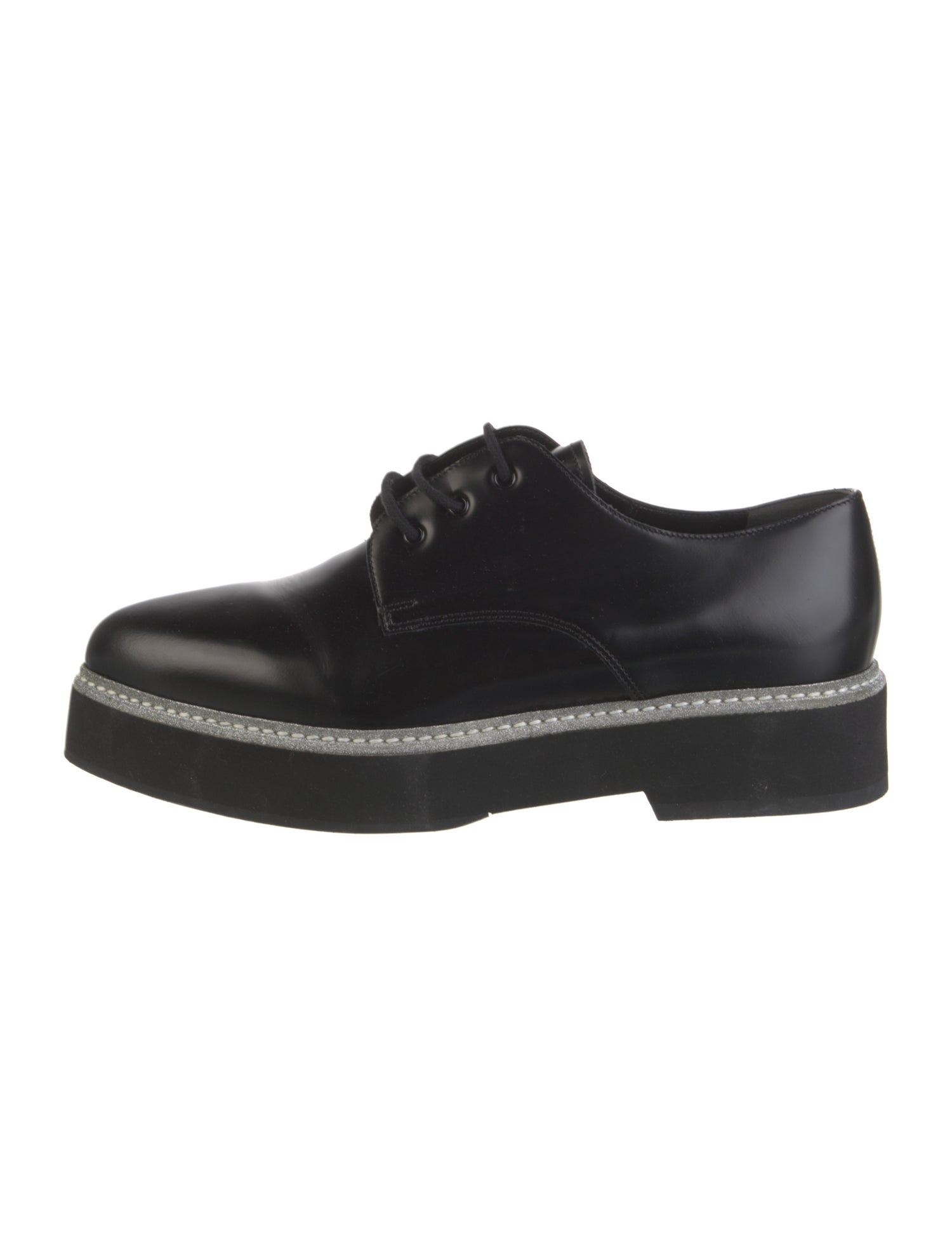 Alexander McQueen Leather Studded Accents Oxfords