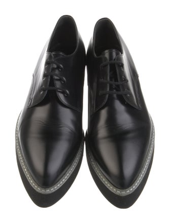 Alexander McQueen Leather Studded Accents Oxfords