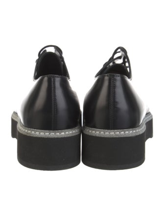 Alexander McQueen Leather Studded Accents Oxfords