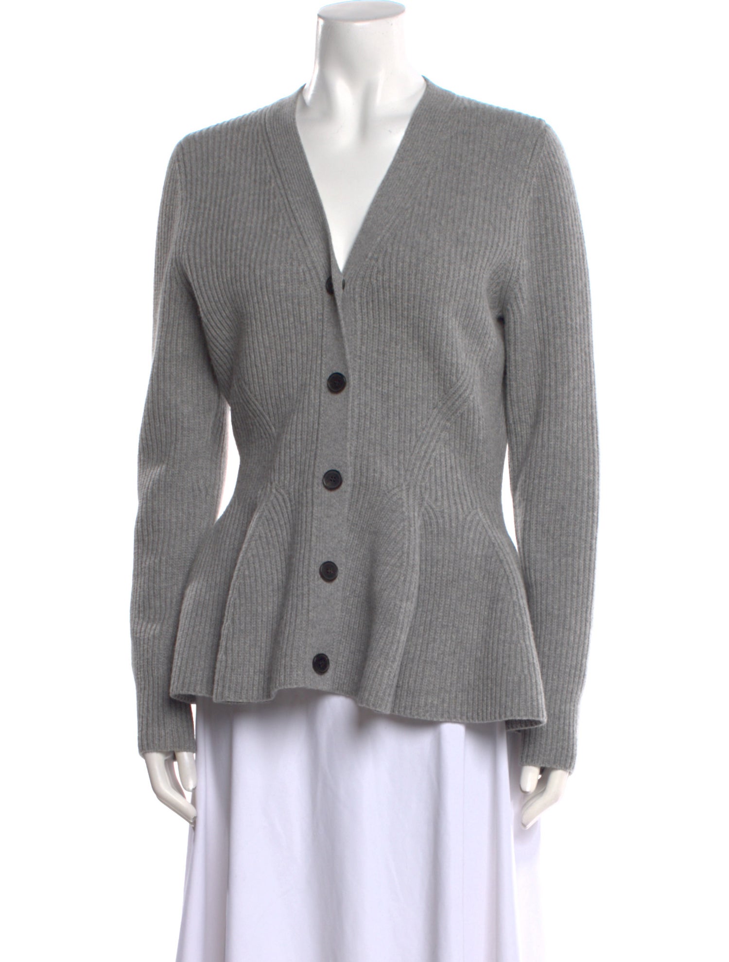 Alexander McQueen Wool V-Neck Sweater