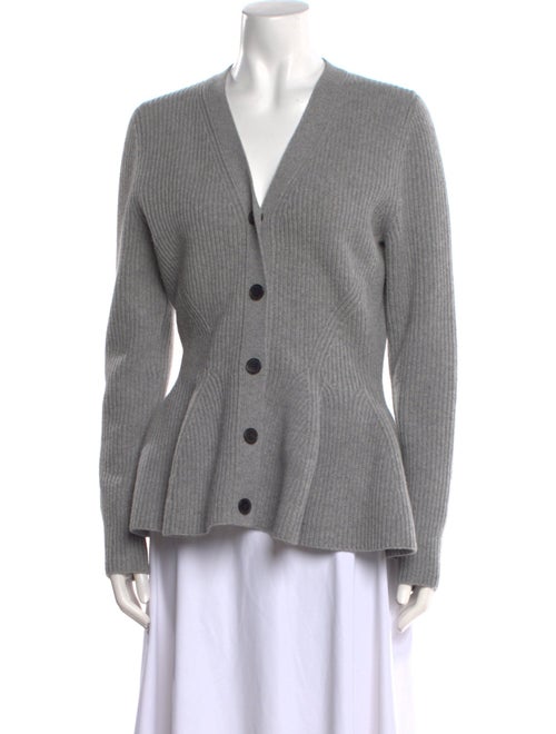 Alexander McQueen Wool V-Neck Sweater