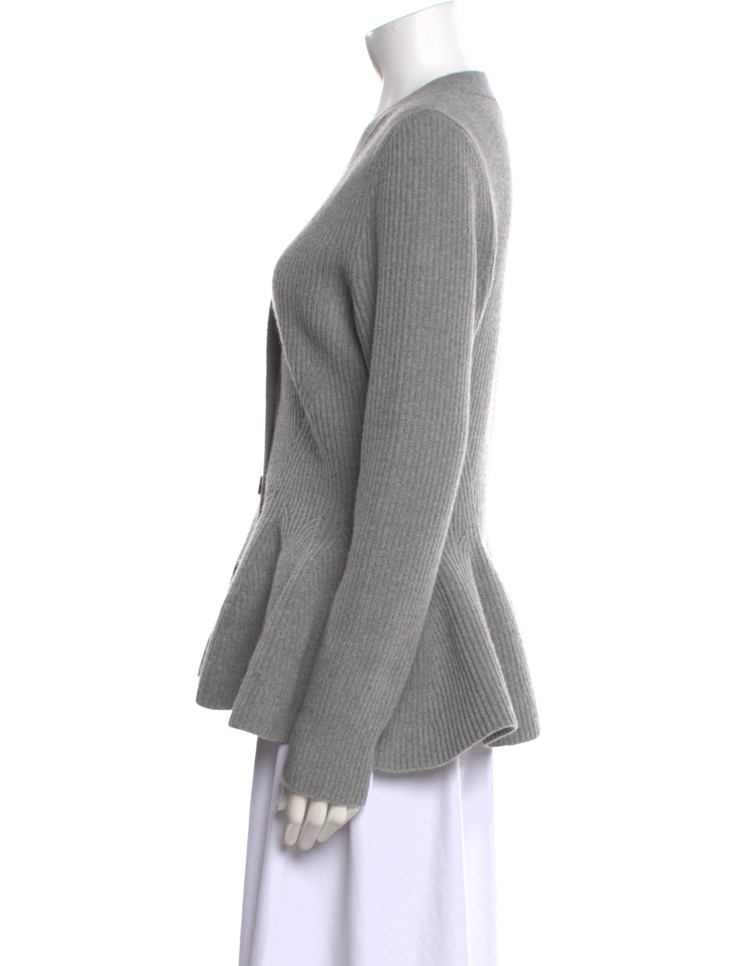 Alexander McQueen Wool V-Neck Sweater