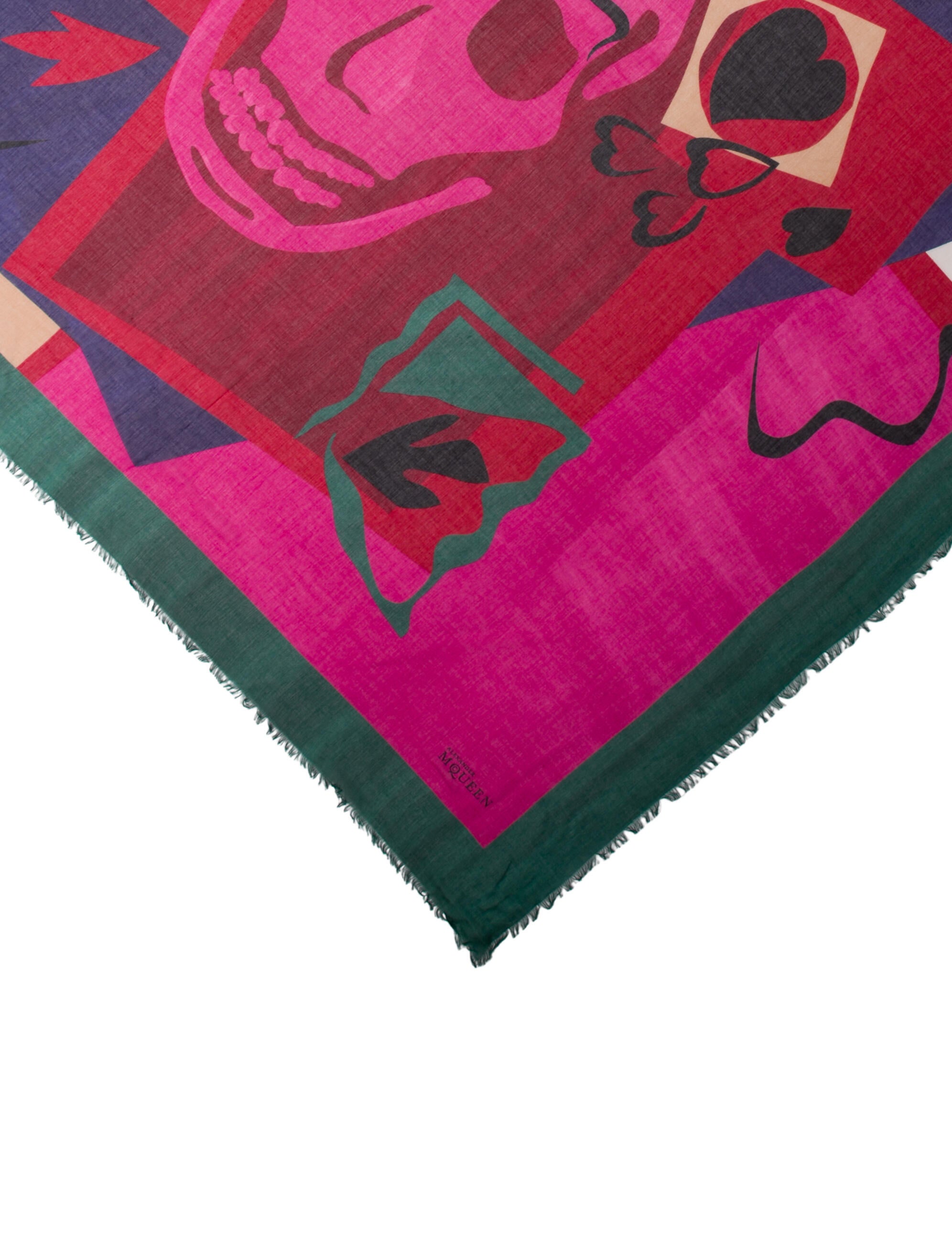 Alexander McQueen Skull Printed Scarf