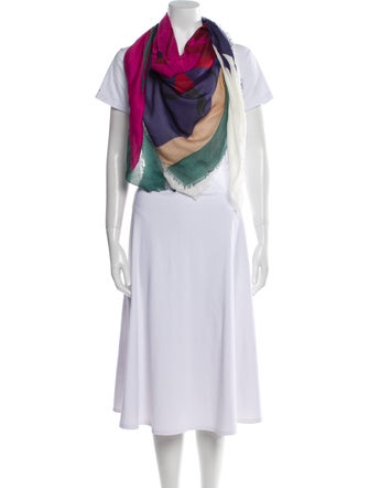 Alexander McQueen Skull Printed Scarf