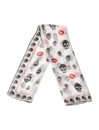 Alexander McQueen Silk Skull Scarf
