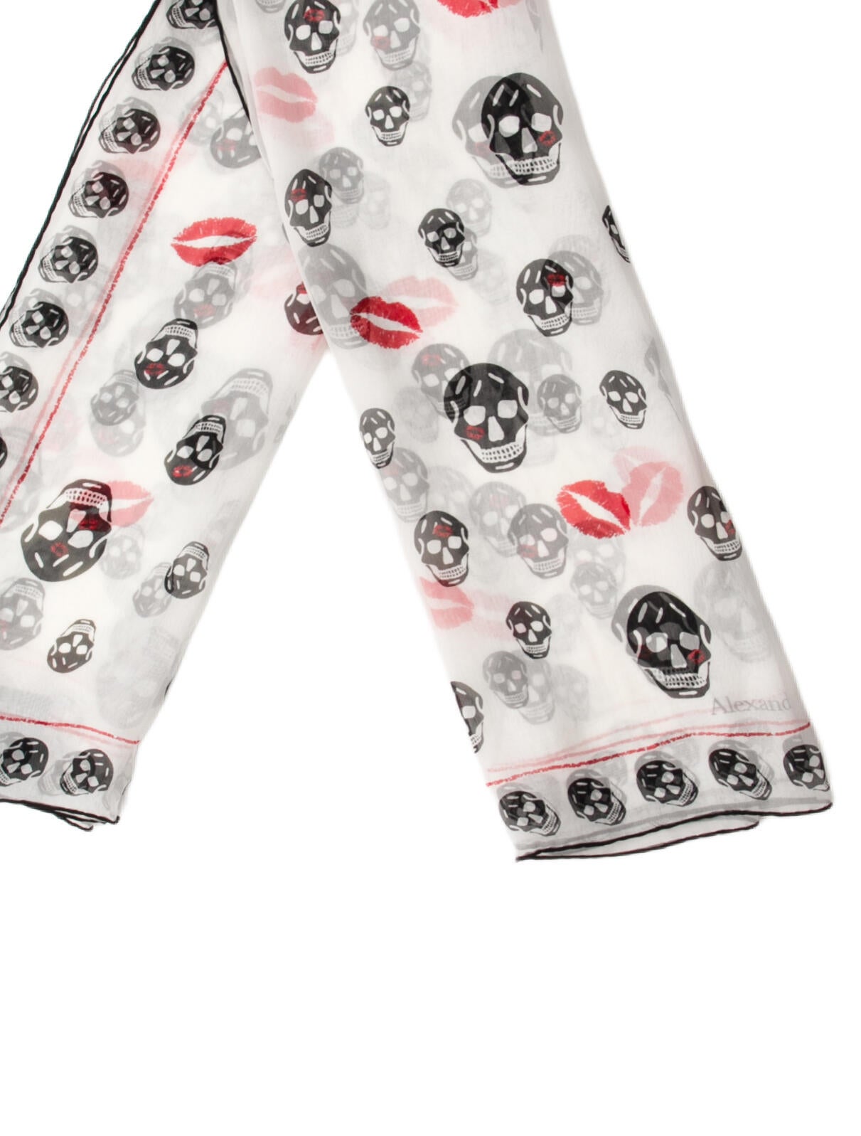 Alexander McQueen Silk Skull Scarf