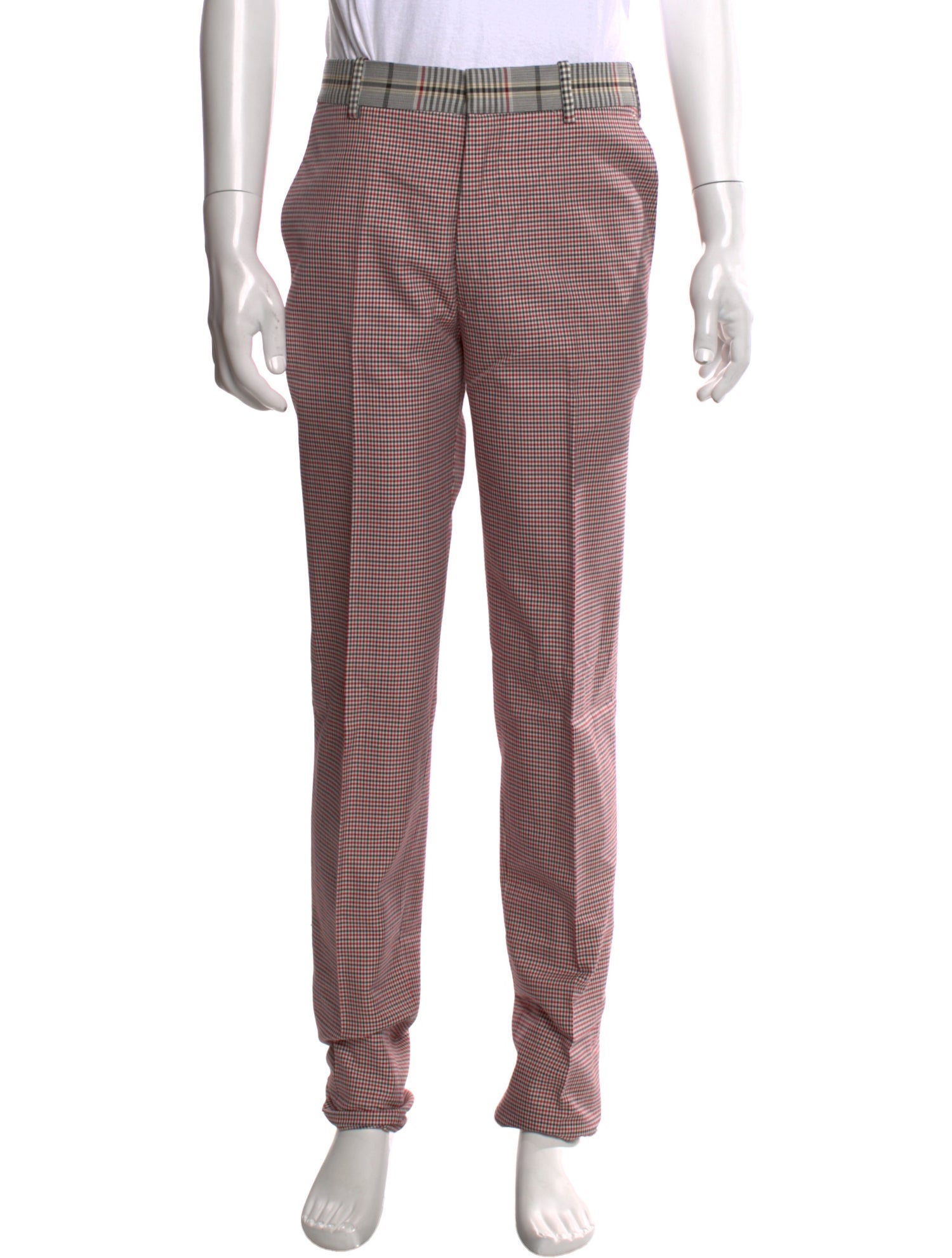 Alexander McQueen Plaid Print Pants