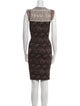 Alexander McQueen Lace Pattern Knee-Length Dress