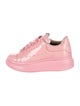 Alexander McQueen Girls' Pink Patent Sneakers