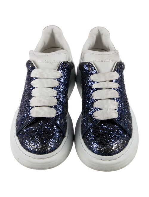 Alexander McQueen Girls' Glitter Leather Low Top Sneaker