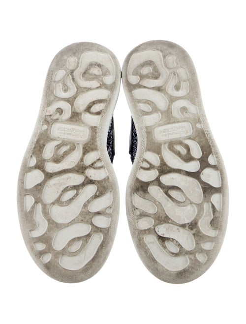 Alexander McQueen Girls' Glitter Leather Low Top Sneaker
