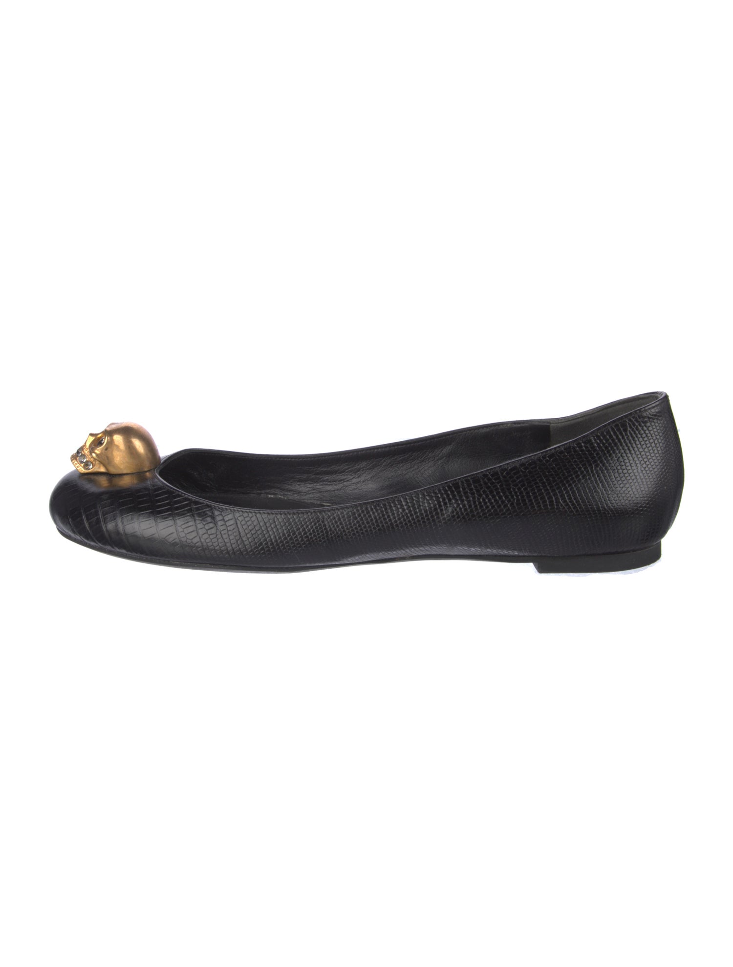 Alexander McQueen Skull Leather Flats