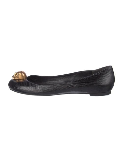Alexander McQueen Skull Leather Flats
