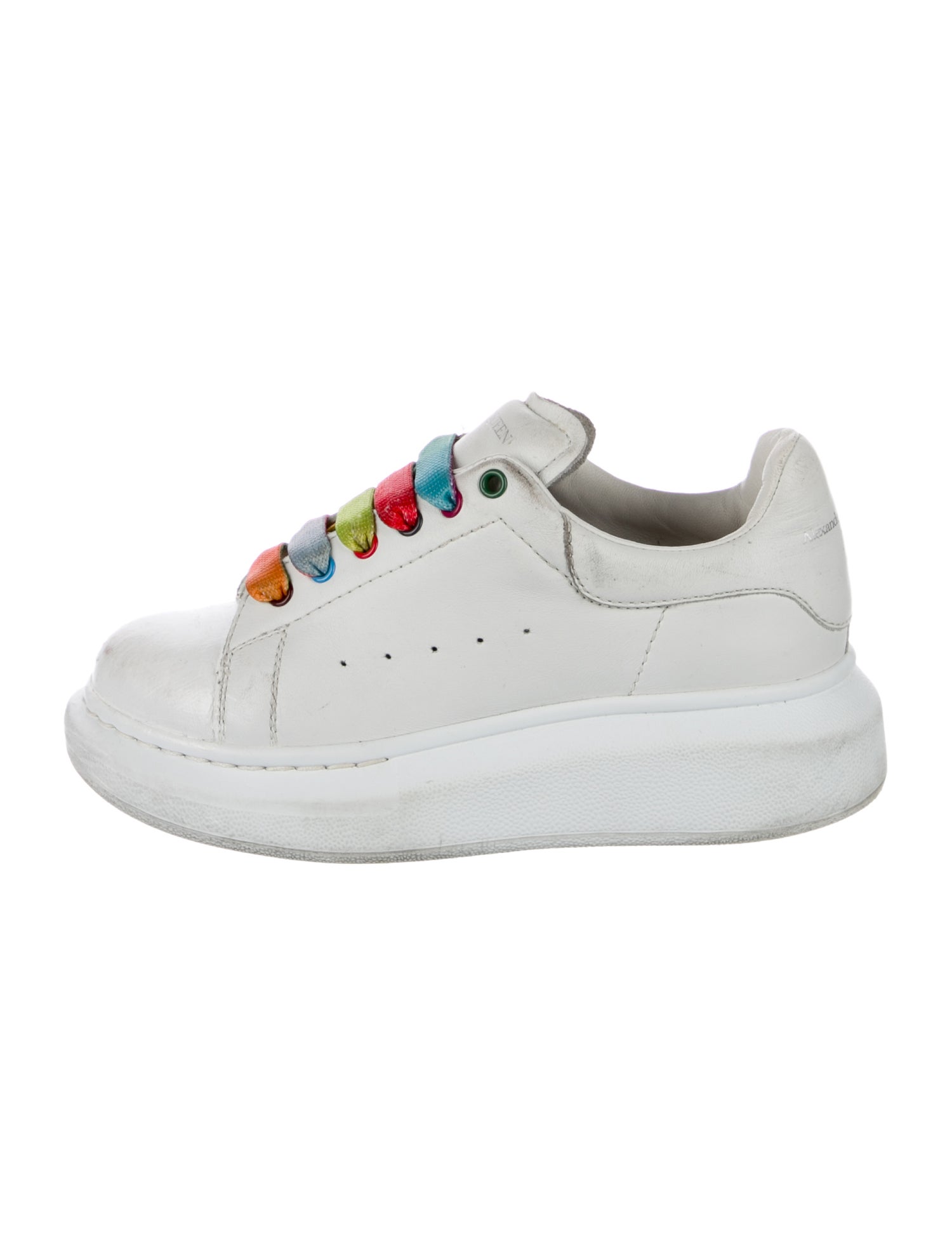 Alexander McQueen Girls' Leather Low Top Sneaker